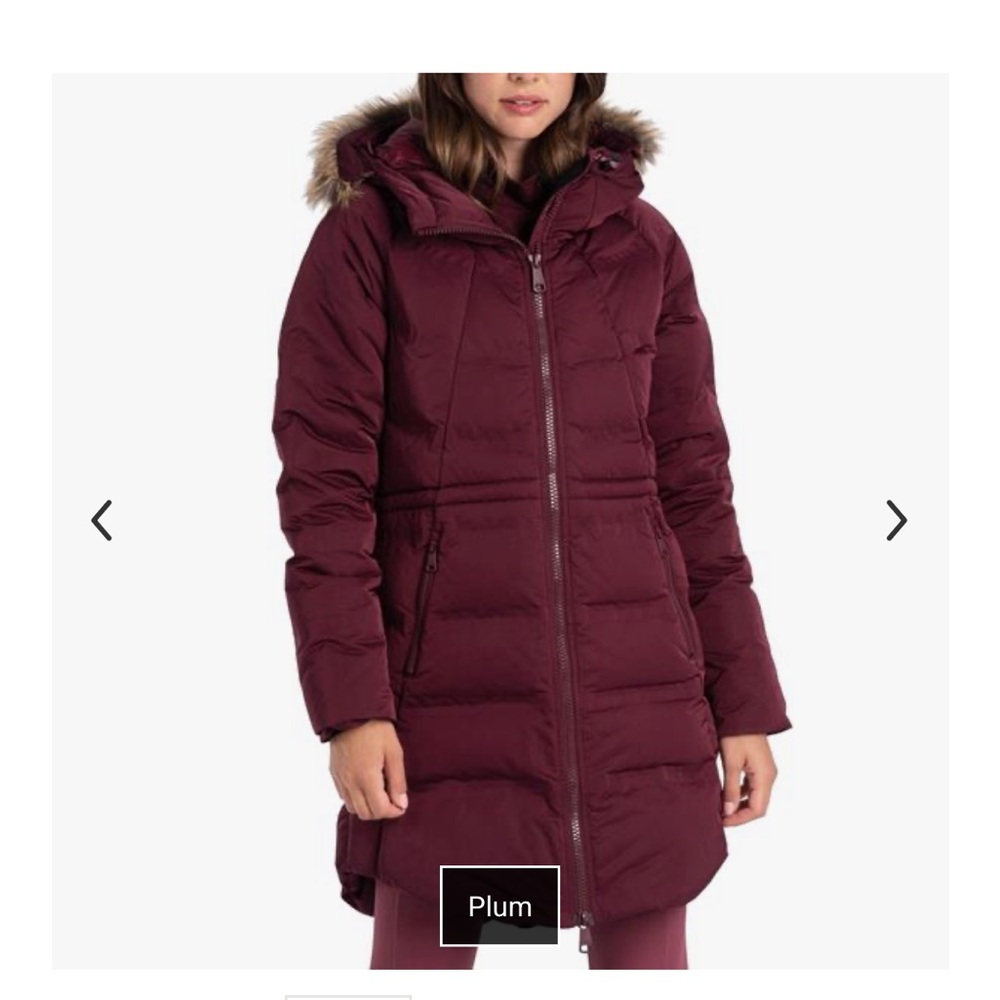Lole Katie Down Winter Jacket 550D windsor wine